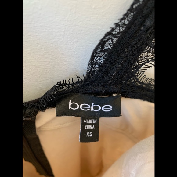 Bebe Classy Sexy Lace Dress - Size XS - Picture 3 of 5